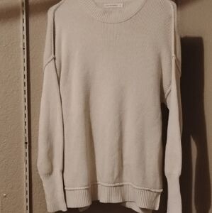 moon & madison Cream Crewneck Sweater